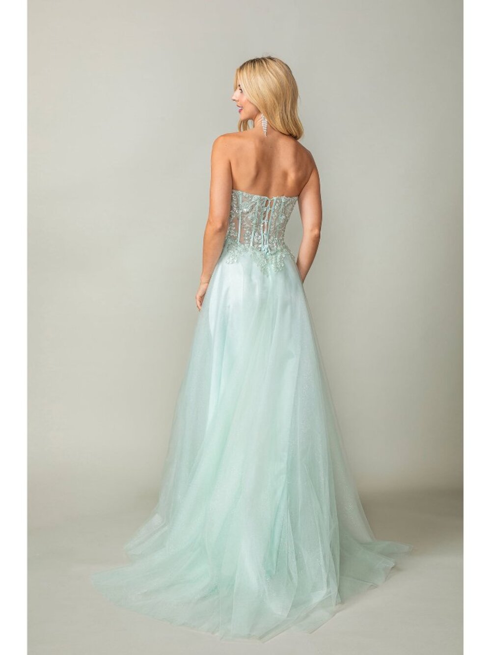 NEW MINT Evening Gown Floor Length Formal Elegant Stunning 4406